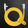 "FlexCharge Pro" 90° 2-in-1 Car Cable for Tesla - Yellow