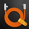 "FlexCharge Pro" 90° 2-in-1 Car Cable for Tesla - Orange