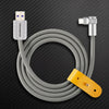 "FlexElbow Pro" 90° Design 240W Fast Charge Cable - Gray