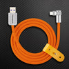 "FlexElbow Pro" 90° Design 240W Fast Charge Cable - Orang