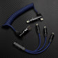 "Full-equipped Chubby" 6-in-1 240W Fast Charging Spring Cable