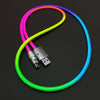 "Rainbow Chubby" Colorful Chubby Cable - Colorful