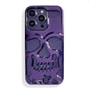 ChubbyArmor DarkPunk - Skull Colorful Heat Dissipation Case With Grip Stand - Glossy Purple