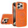 Heat Dissipation Grid Magsafe Magnetic iPhone Case With Lens Holder - Orange