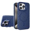 Heat Dissipation Grid Magsafe Magnetic iPhone Case With Lens Holder - Blue