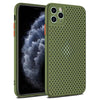 Honeycomb Hollow Heat Dissipation Soft Case For iphone - Grass Green