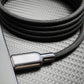 "MagiConnect" ‌‌240W Rainbow Magnetic Retractable Charging Cable‌ C+Lightning