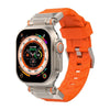 "Mecha Style" Sport Silicone Band for Apple Watch - Orange
