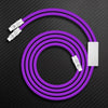 "Multi Chubby" 2 IN 1 100W Charge Cable - Purple