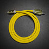 "Neon Chubby" Fast Charge Cable With Gold-plated Design - Yellow