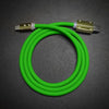 "Neon Chubby" Fast Charge Cable With Gold-plated Design - Green