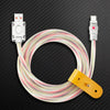 "Neon Chubby" Fast Charge UFO Neon Cable - Transparent