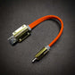 "Neon Chubby" Flat Charge Cable With Gold-plated Design