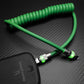 "Neon Chubby" Neon Glow Fast Charge Spring Cable with Gradient Illumination