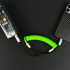 "Neon Chubby" New Spring Charge Cable - Green+Black [Christmas Exclusive]