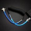 "NeonFlex Curly" 3-in-1 RGB Spring Car Cable - Black