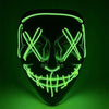 LED Light Mask - Get 50% OFF Mask Discount on Halloween-themed Purchases - Green
