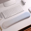 "Chubby Comfort" Silicone Keyboard Wrist Rest & Mouse Pad Set - Candy Theme - Gray+Blue