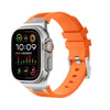 Premium Liquid Silicone Band for Apple Watch - Orange
