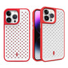 Push-Pull Heat Dissipation Dustproof Solid Color Frosted iPhone Case - Red