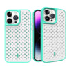 Push-Pull Heat Dissipation Dustproof Solid Color Frosted iPhone Case - Green