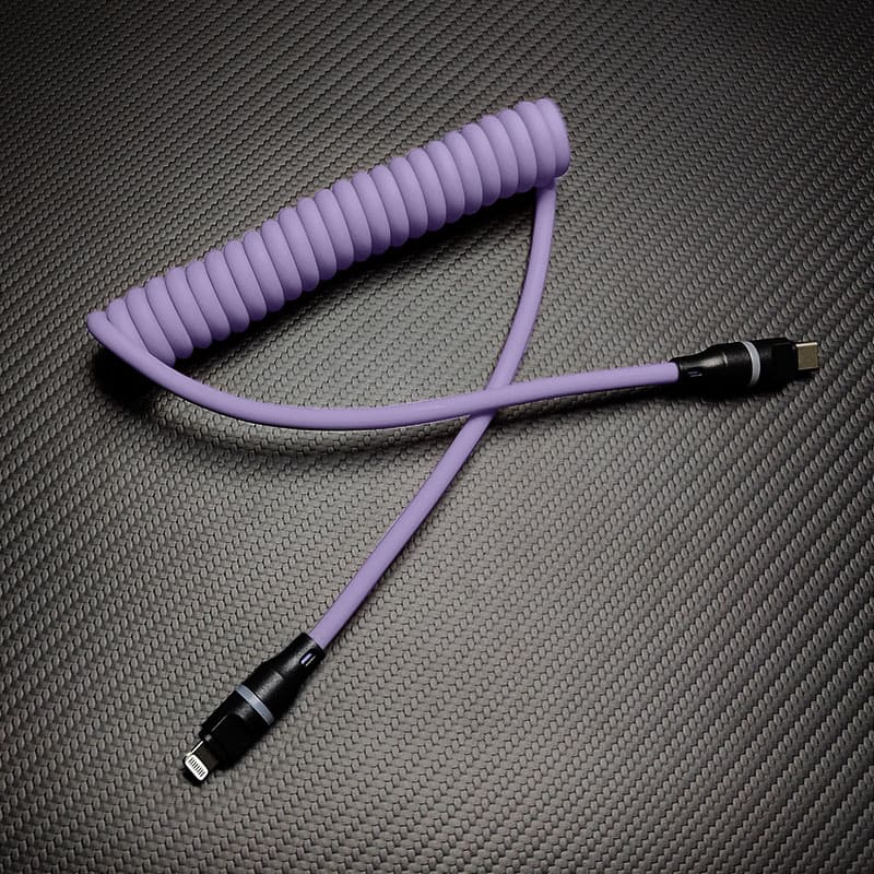 RGB Car Charging Cable with Gradient Light