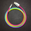 "Rainbow Chubby“ Buntes Chubby-Kabel  - Rainbow