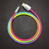 "Rainbow Chubby" Colorful Chubby Cable - Rainbow