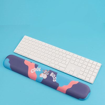 "Chubby Comfort“ Silikon-Tastatur-Handgelenkauflage und Mauspad-Set – süße Haustiere