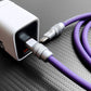 "SPIRAL EXTURE" 240W Metal Connect Fast Charging Cable