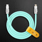 "SPIRAL EXTURE" 240W Metal Connect Fast Charging Cable