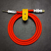 "Seamless Chubby“-Audiokabel (Typ-C und Lightning) - Rot