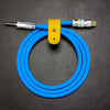 "Seamless Chubby“-Audiokabel (Typ-C und Lightning) - Blau