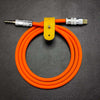 "Seamless Chubby“-Audiokabel (Typ-C und Lightning) - Orange