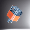 "See Through Me" PD 20W Fast Charging Charger - Orange (33W)