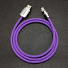 "Neon Chubby" Fast Charge Cable With Smart Light - Purple