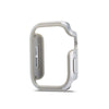 TPU Zinc Alloy Metal Frame All-Inclusive Protective Case For Apple Watch - Silver