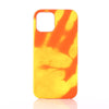 Thermal Induction Color-Changing Half-Pack iPhone Case - Red To Yellow