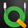 "Thin Chubby" 240W Charging Cable With Mirrored Connector - Green