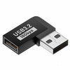 USB-A To USB-A Direction Conversion Adapter - Side Bend (Reverse Side)