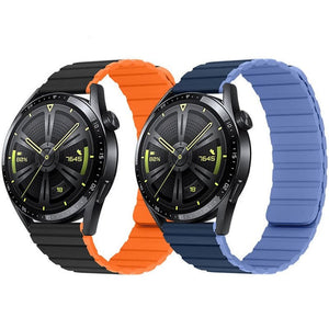 "Vibrant Sport" Colour Block Silicone Band For Samsung/Garmin/Others