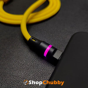 "Neon Chubby" Frosted Silicone 120W Fast Charging Cable