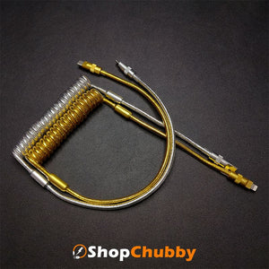"Glitter Chubby" Handmade Spring Cable