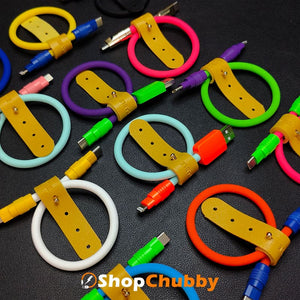 "Color Block Chubby“ Powerbank-freundliches Kabel