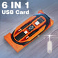 "Cyber" 6-in-1 USB Card Adapter Kit Set, For All Devices