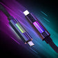 "Vibe"  RGB Neon Fast Charge Cable