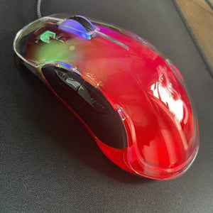"Vibe" Colorful Transparent Gaming Mouse