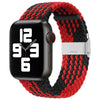"Gradient Band" Cool Woven Band For Apple Watch - Black Red