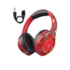 „Cyber“-Gaming-Kopfhörer mit Graffiti - Rot