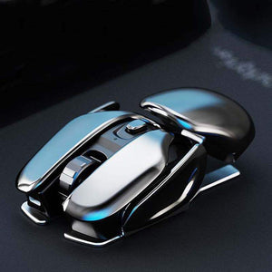 „Cyber“ Metallic Silent Wireless Mouse